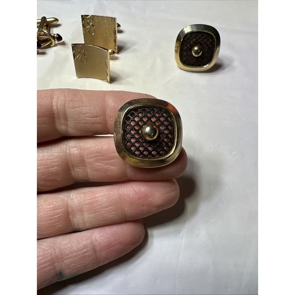 Vintage Cuff Links Lot Of 5